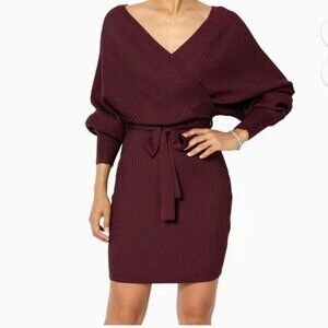 Lane Tree Knit Sweater Dress